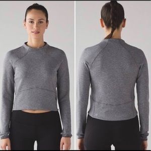 Lululemon Hill and Valley Mock Neck Tee